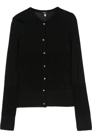 VERSACE 2000s knitted wool cardigan
