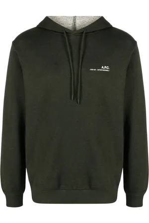 A.P.C. Logo-print drawstring hoodie