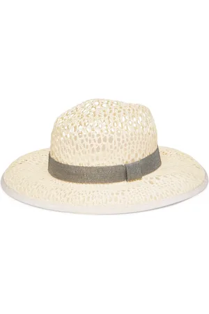 Brunello Cucinelli Monili-embellished fedora hat