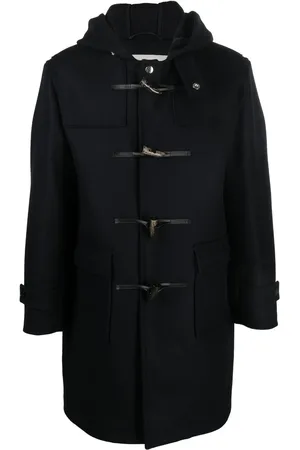MACKINTOSH Weir toggle-fastening duffle hooded coat