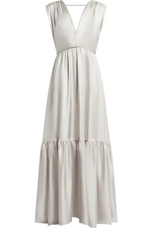 BITE Tiered organic silk dress