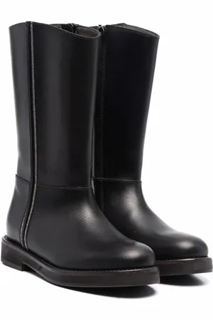 Brunello Cucinelli Chain-link detail tall boots