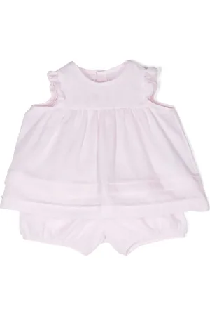 Il gufo Poplin linen shorts set
