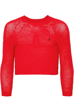 DOUBLET Chunk-knit cropped jumper