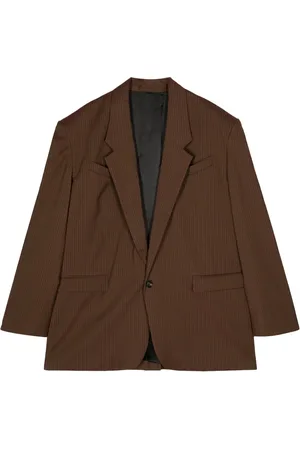EgonLab Striped single-breasted blazer