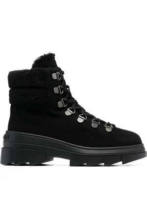 Stuart Weitzman Noho Hiker shearling-lined boots