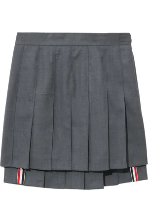 Thom Browne Pleated high-low skirt