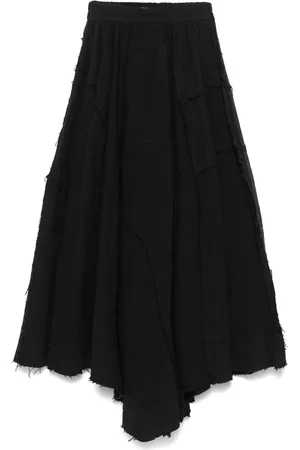 CHIAHUNG SU Patchwork midi skirt
