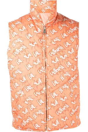 ERL Reversible logo-print padded gilet