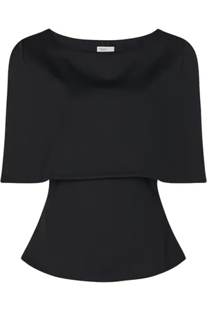 ROSETTA GETTY Cape-design blouse