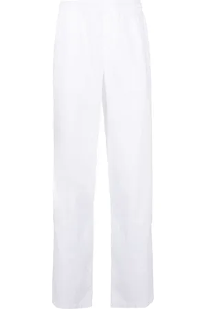 Aspesi Elasticated-waist flared trousers