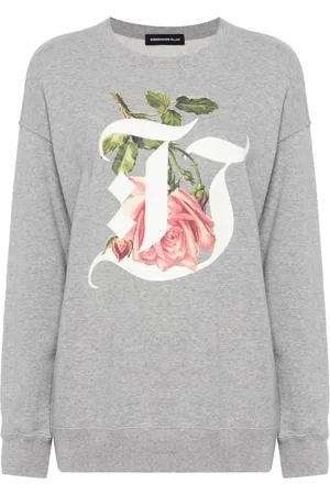 UNDERCOVER Blackletter-print cotton sweatshirt