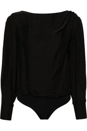 Elisabetta Franchi Necklace-detail jacquard bodysuit