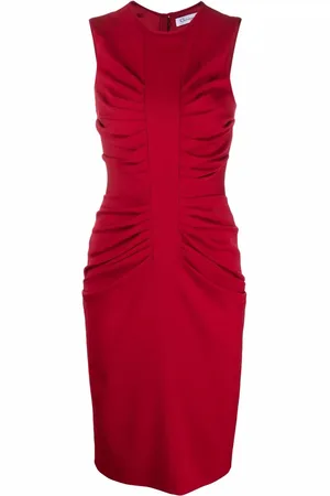 Dior 2010s ruched fitted dress