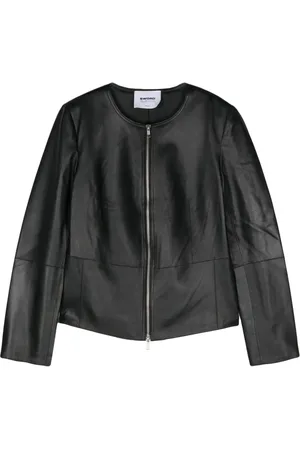 s.w.o.r.d 6.6.44 Leather zipped jacket