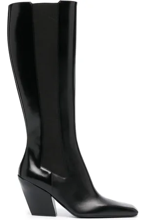 Prada Block-heel leather boots