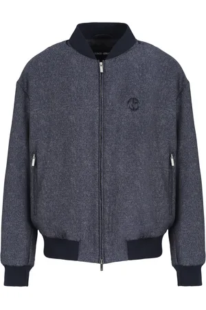 Giorgio Armani Logo-embroidered bomber jacket