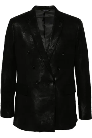 ERALDO Faux-leather blazer