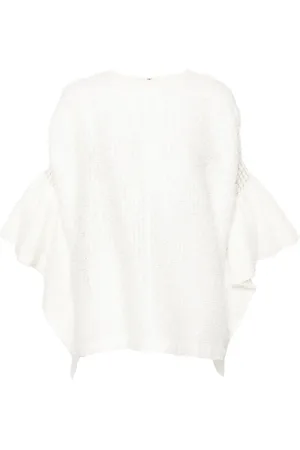 JUNYA WATANABE Flared-cuffs bouclé blouse