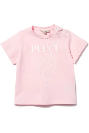 PUCCI Junior Pesci-print T-shirt