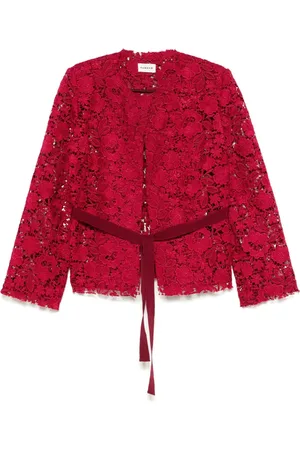 P.A.R.O.S.H. Floral-lace jacket