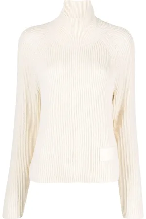 Ami High-neck ribbed jumper