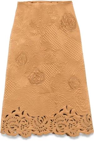 ERMANNO SCERVINO Quilted midi skirt