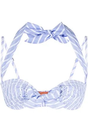 ERMANNO SCERVINO Broderie-anglaise bikini top
