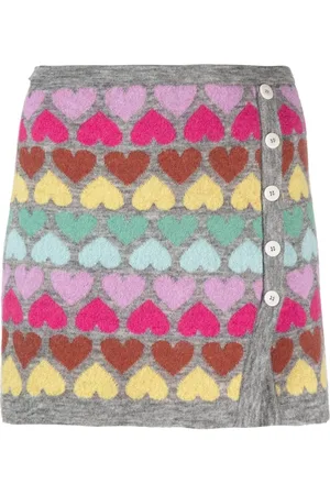 Marco Rambaldi Heart-print mini skirt