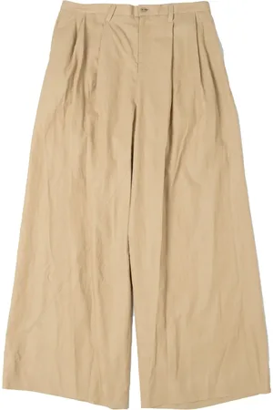 YOSHIO KUBO Pleated wide-leg trousers