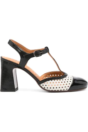 Chie Mihara Mecan 90mm leather pumps