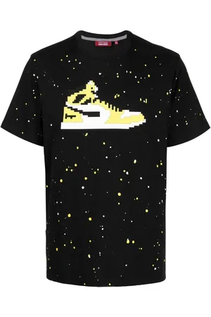 MOSTLY HEARD RARELY SEEN Shoe-motif print T-shirt
