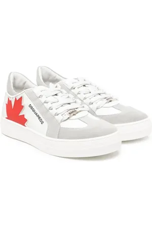 Dsquared2 Maple-leaf panelled sneakers