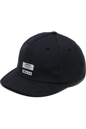 Ader Error Logo-appliqué denim cap