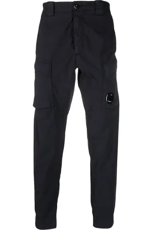 C.P. Company Logo-patch tapered trousers