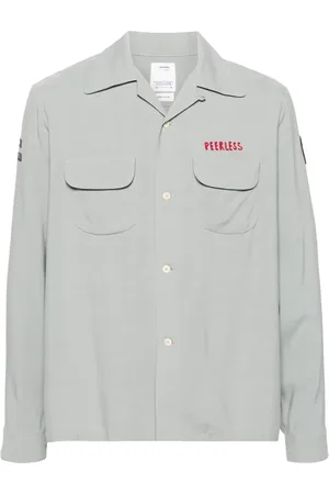 VISVIM Keesey logo-embroidered shirt