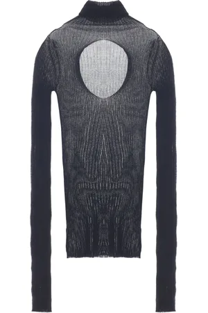 Quira High-neck ribbed-knit jumper