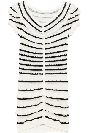 Dior 2010s lace-pattern dress