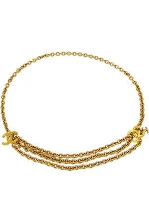 CHANEL 1990-2000s CC chain belt