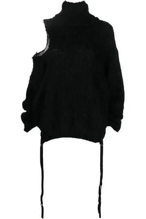 ANDREADAMO Cut-out detail roll-neck jumper