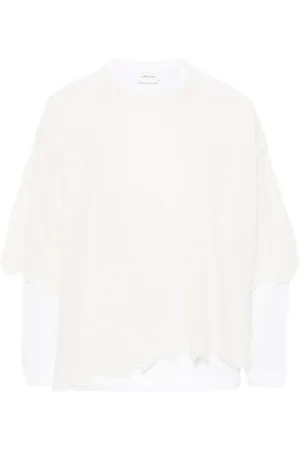 Atomofactory Layered raw-cut jumper