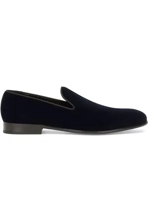 Dolce & Gabbana Open-back velvet slippers