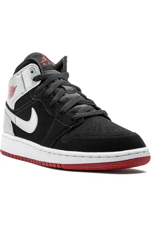 Jordan Air Jordan 1 Mid " /Gym Red/Metallic Silver" sneakers