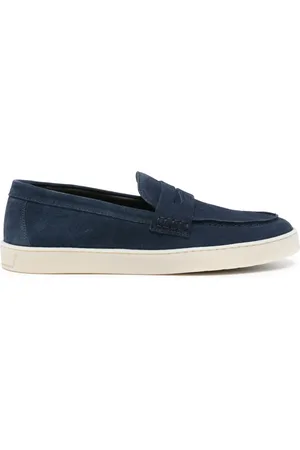 CANALI Suede slip-on loafers