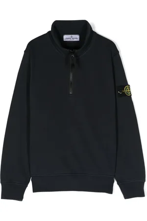 Stone Island Compass-badge cotton sweatshirt