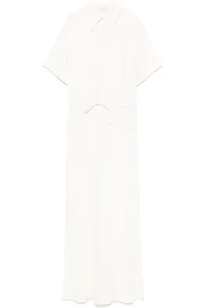 Brunello Cucinelli Short-sleeves maxi dress