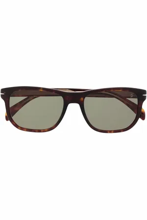 DB EYEWEAR BY DAVID BECKHAM Tortoiseshell square-frame sunglasses