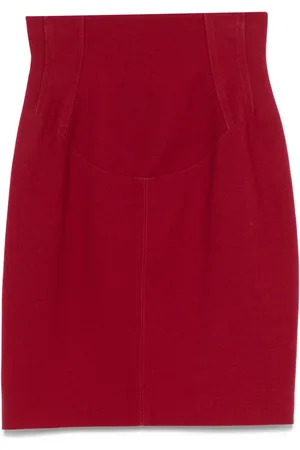 Alaïa 1990s wool mini skirt