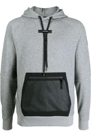On Running Mesh-pocket drawstring hoodie