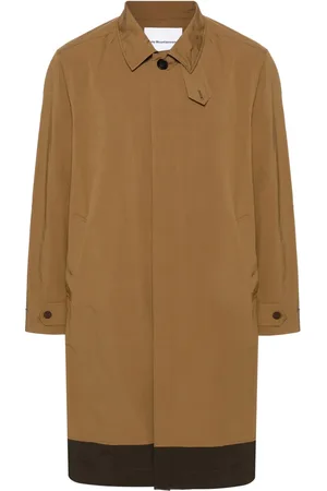 WHITE MOUNTAINEERING Classic-collar concealed-fastening parka